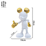 TƯỢNG MICKEY HANDSHAKE UNION D’OR H29 - CẬU HAI HOME DECOR