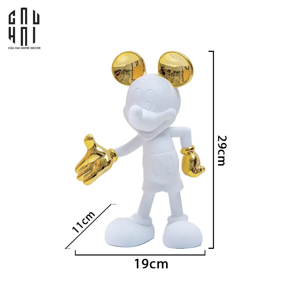 TƯỢNG MICKEY HANDSHAKE UNION D’OR H29 - CẬU HAI HOME DECOR