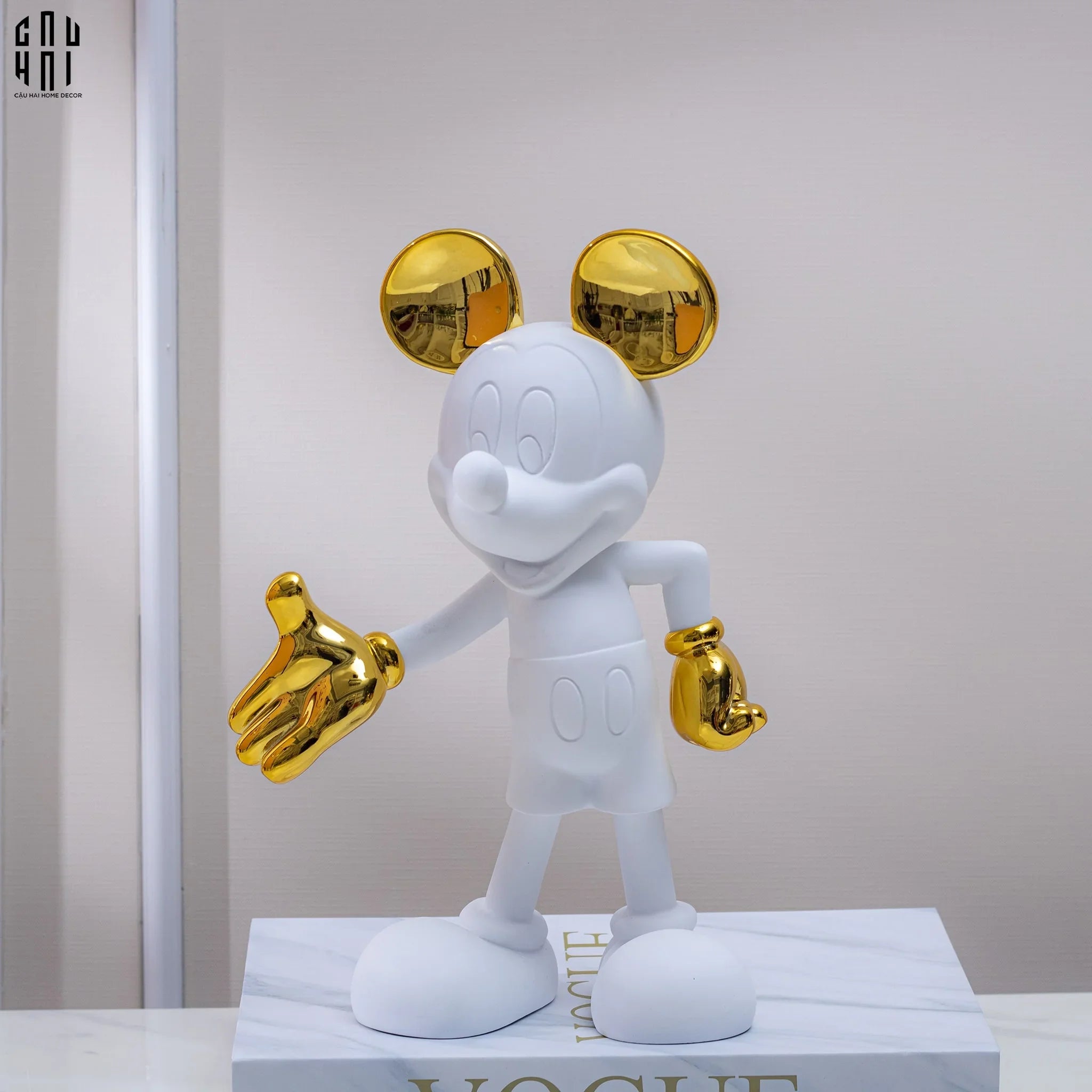 TƯỢNG MICKEY HANDSHAKE UNION D’OR H29 - CẬU HAI HOME DECOR