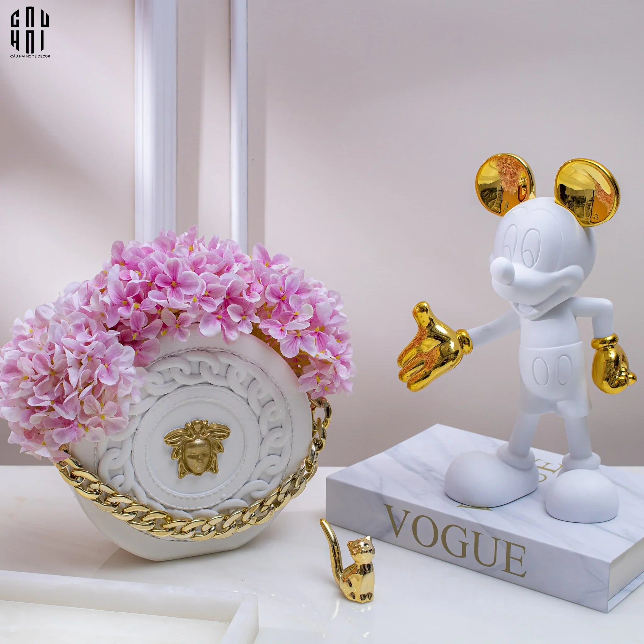 TƯỢNG MICKEY HANDSHAKE UNION D’OR H29 - CẬU HAI HOME DECOR