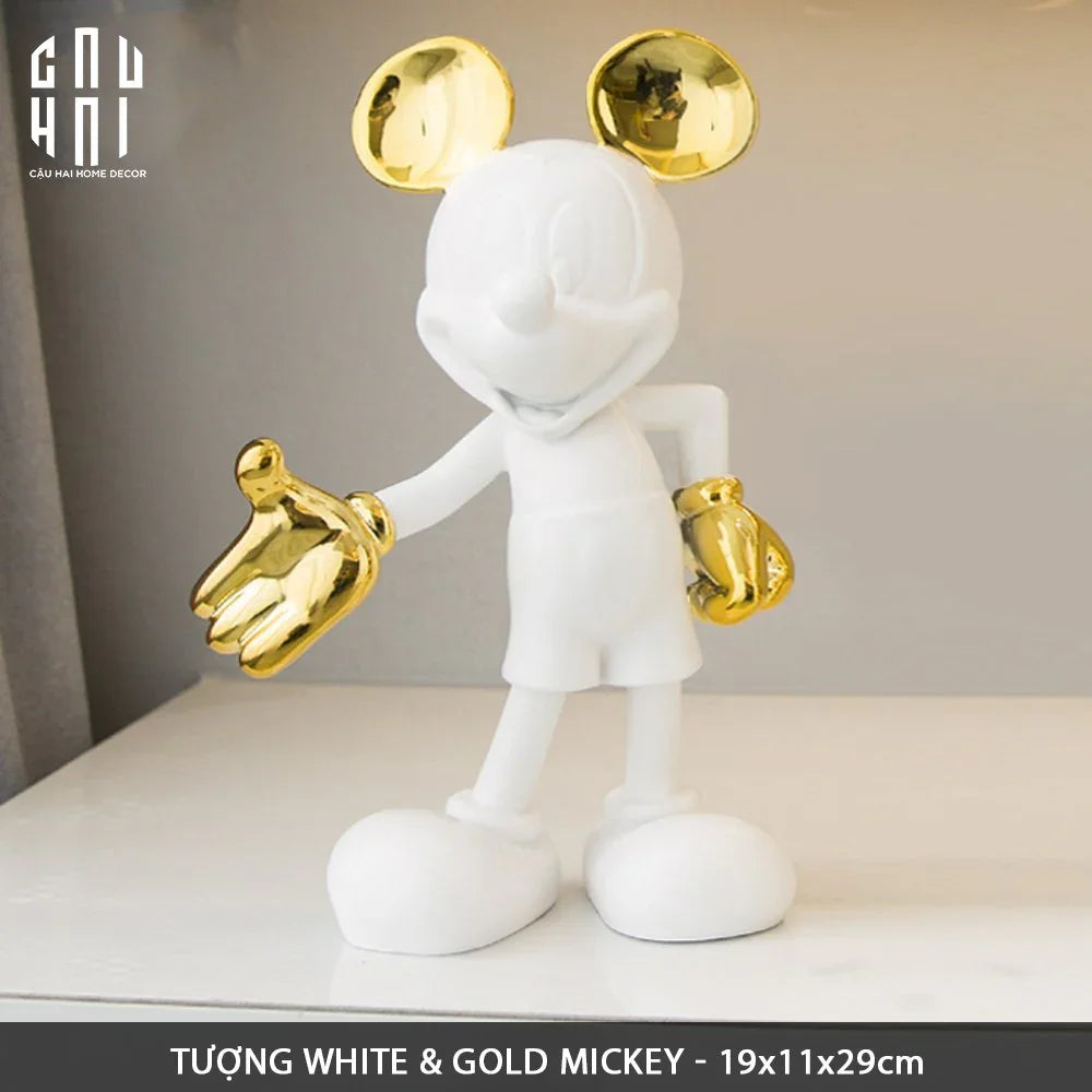 TƯỢNG MICKEY HANDSHAKE UNION D’OR H29 - CẬU HAI HOME DECOR