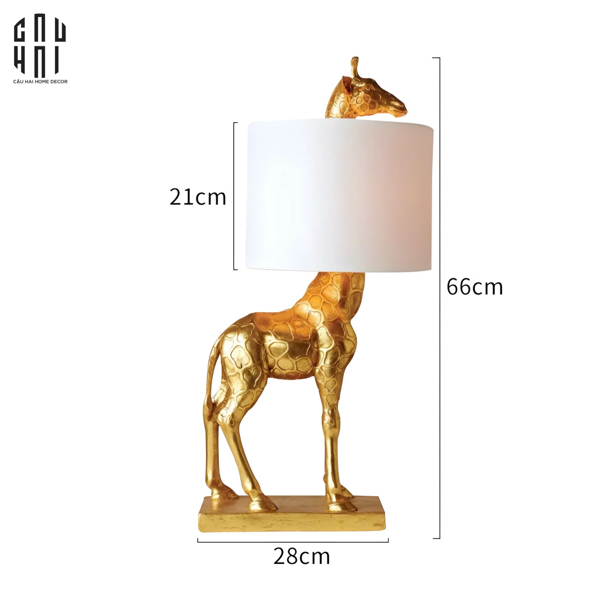 VILLA SONATA - ĐÈN BÀN GILDED GIRAFFE - CẬU HAI HOME DECOR