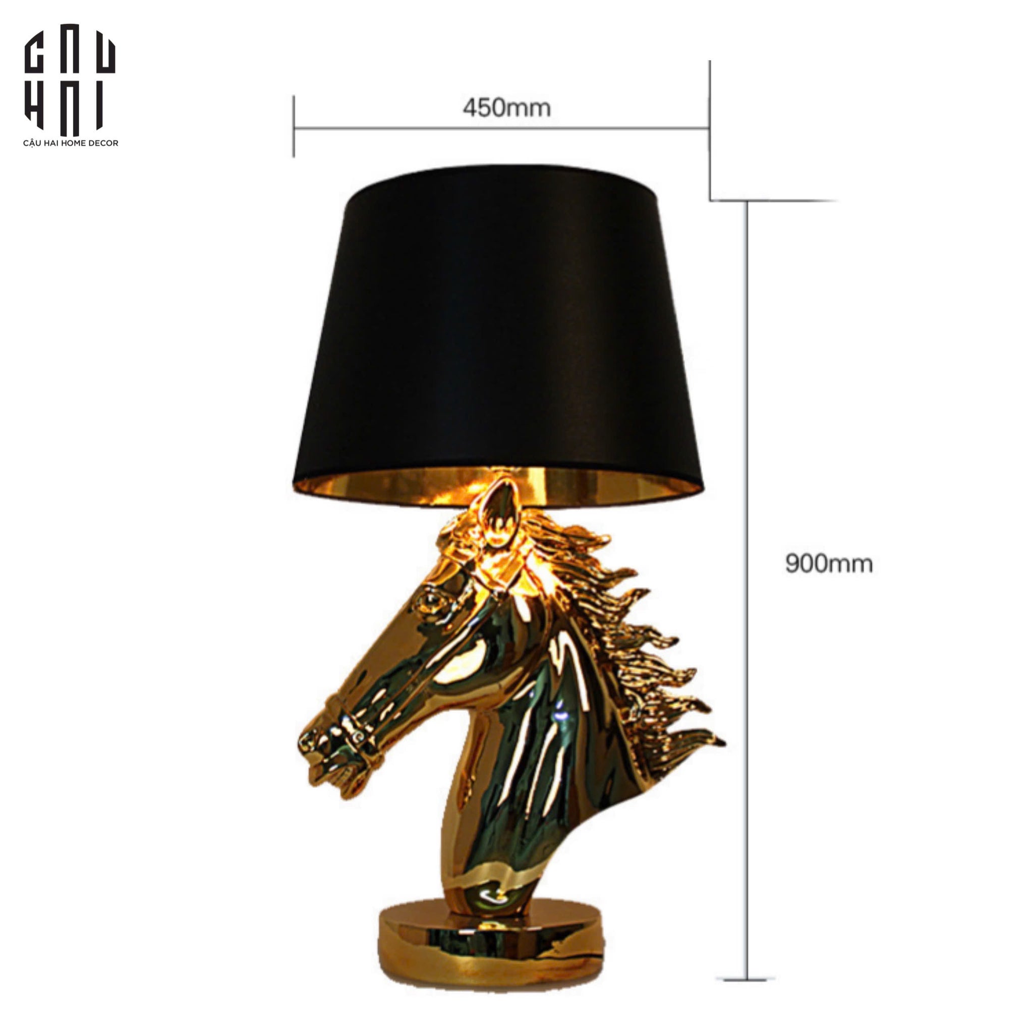 VILLA SONATA - ĐÈN NGỦ BÀN CAVALLIERE D'OR - CẬU HAI HOME DECOR