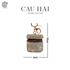 Vỏ Bọc Airpod Diamond Bling Bling-CẬU HAI HOME DECOR
