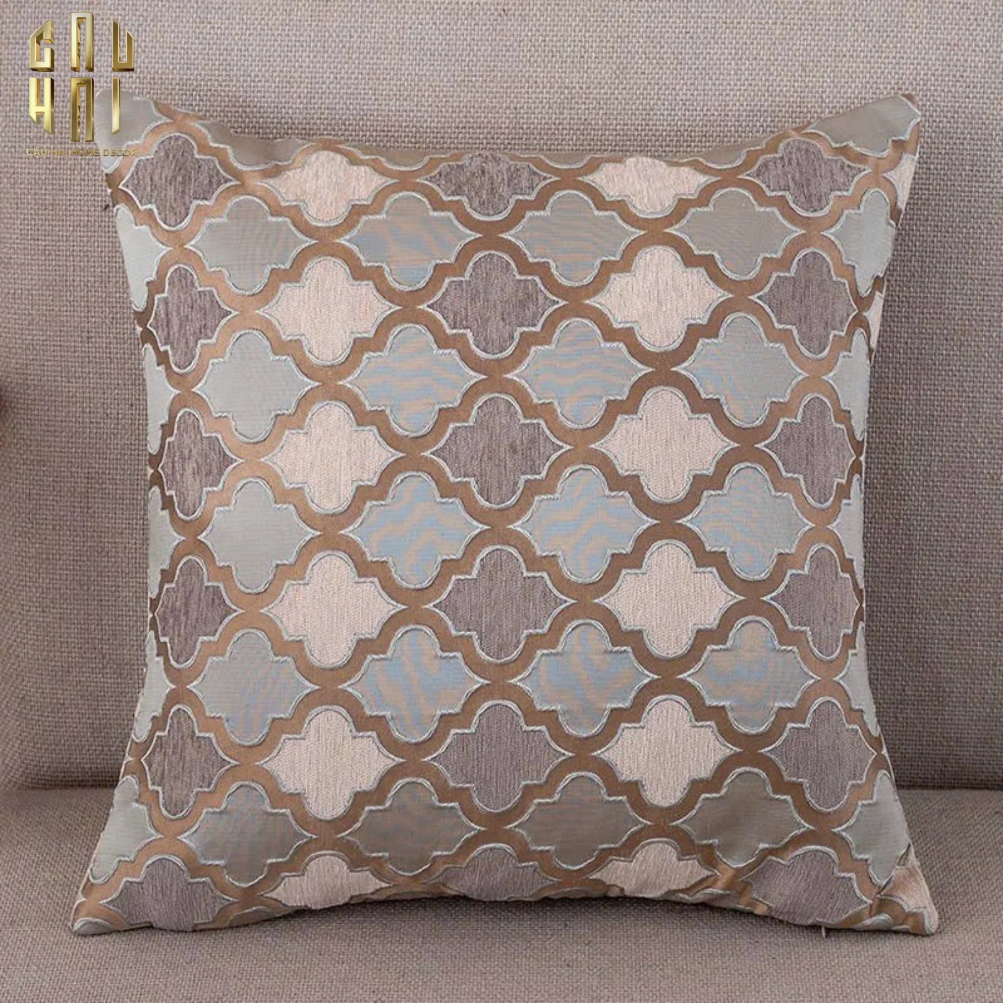 VỎ GỐI GRIS AVALON 45.-CẬU HAI HOME DECOR