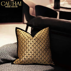 Vỏ Gối Jacquard D’Or Lattice 50-CẬU HAI HOME DECOR