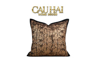 Vỏ Gối Jacquard Galliano D’Or Bronze 45-CẬU HAI HOME DECOR