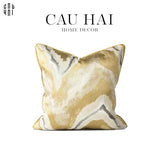VỎ GỐI LỤA JACQUARD GOLD FOUNTAIN 45. - CẬU HAI HOME DECOR