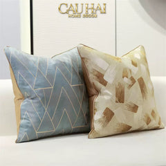 Vỏ Gối Lụa Jacquard Lumière Abstract 50-CẬU HAI HOME DECOR