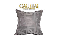 Vỏ Gối Lụa Satin Chaîne D’Ancre Gris 50-CẬU HAI HOME DECOR