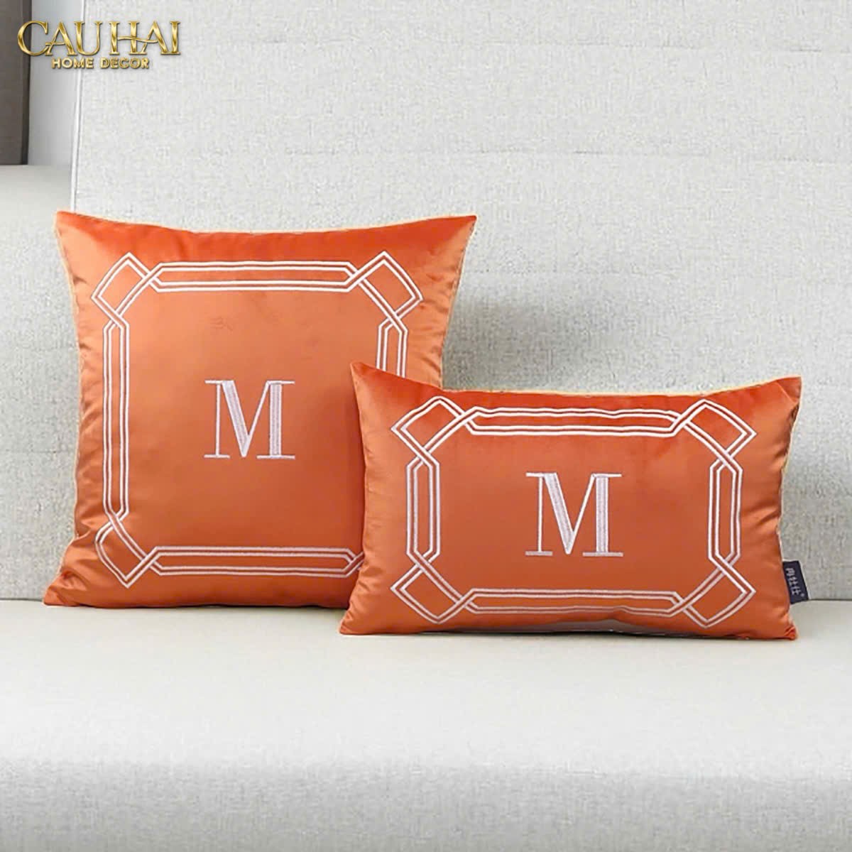 VỎ GỐI LỤA SATIN MILLE SIENNA 50 - CẬU HAI HOME DECOR