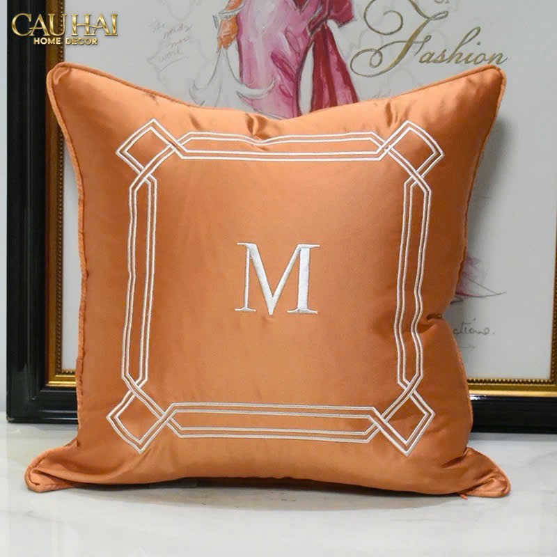 VỎ GỐI LỤA SATIN MILLE SIENNA 50 - CẬU HAI HOME DECOR