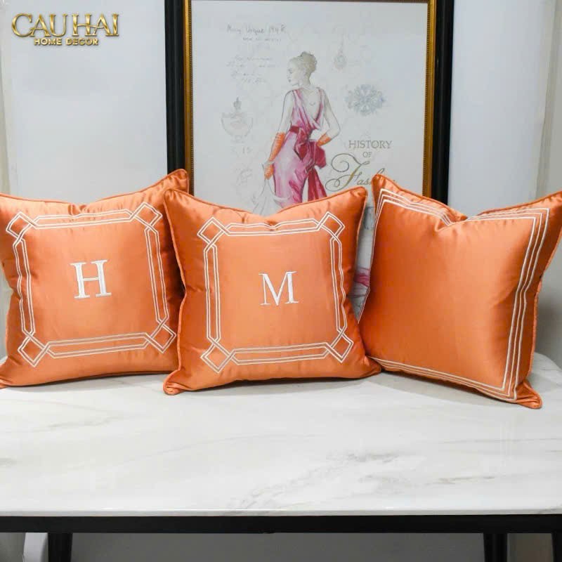 VỎ GỐI LỤA SATIN MILLE SIENNA 50 - CẬU HAI HOME DECOR