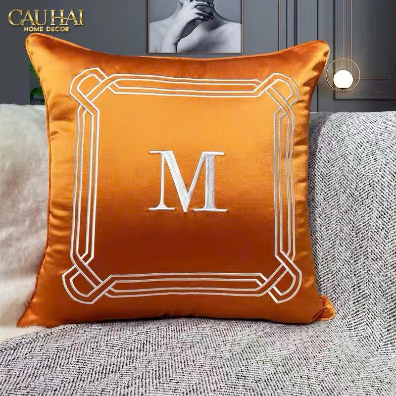 VỎ GỐI LỤA SATIN MILLE SIENNA 50 - CẬU HAI HOME DECOR