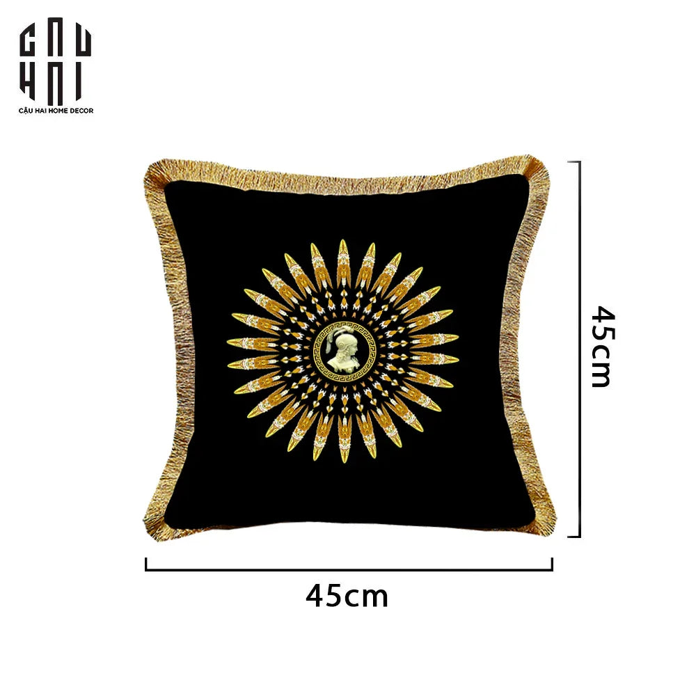 VỎ GỐI NHUNG ATHENA 45.-CẬU HAI HOME DECOR