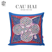 Vỏ Gối Nhung Bubblegram 45.-CẬU HAI HOME DECOR