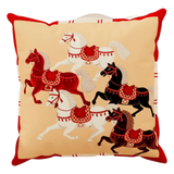 Vỏ Gối Nhung Équestre Les Cinq Chevaux Royaux 45-VỎ GỐI-CẬU HAI HOME DECOR-CẬU HAI HOME DECOR
