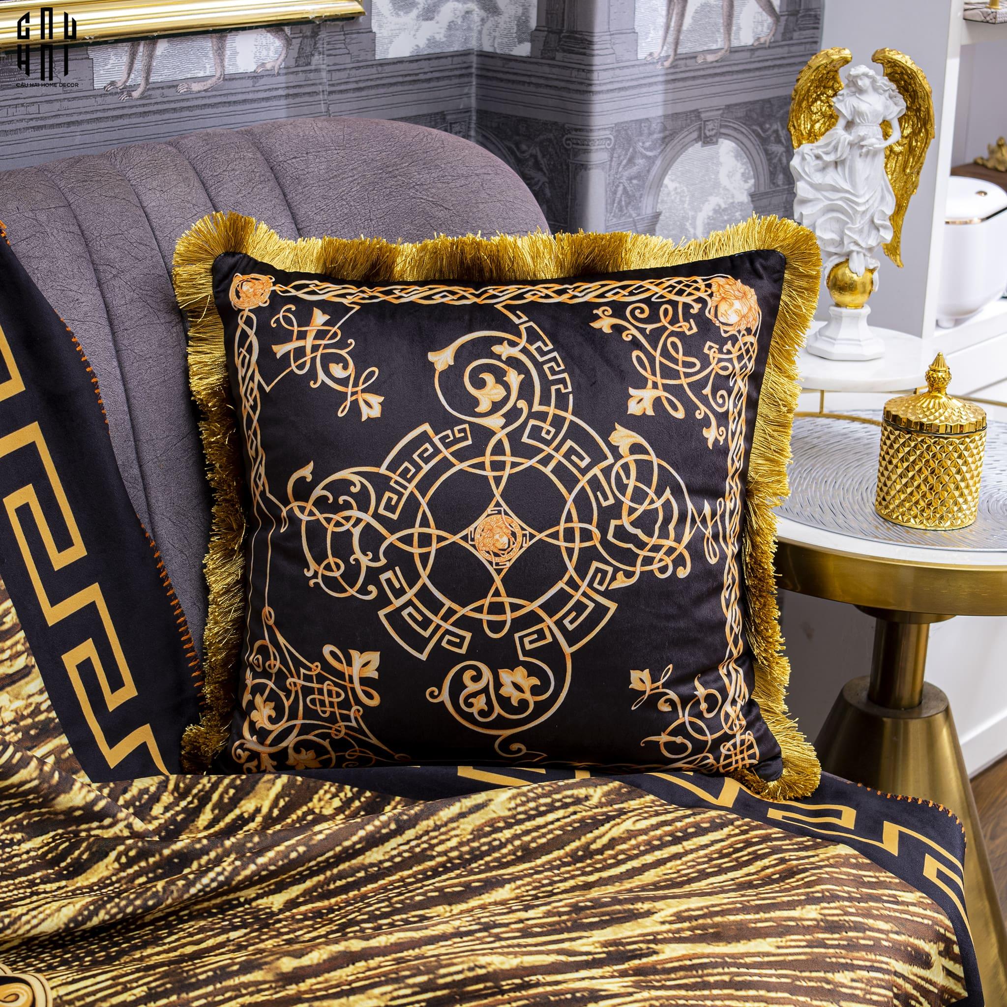 VỎ GỐI NHUNG VS IMPERIAL BAROQUE 45.-CẬU HAI HOME DECOR