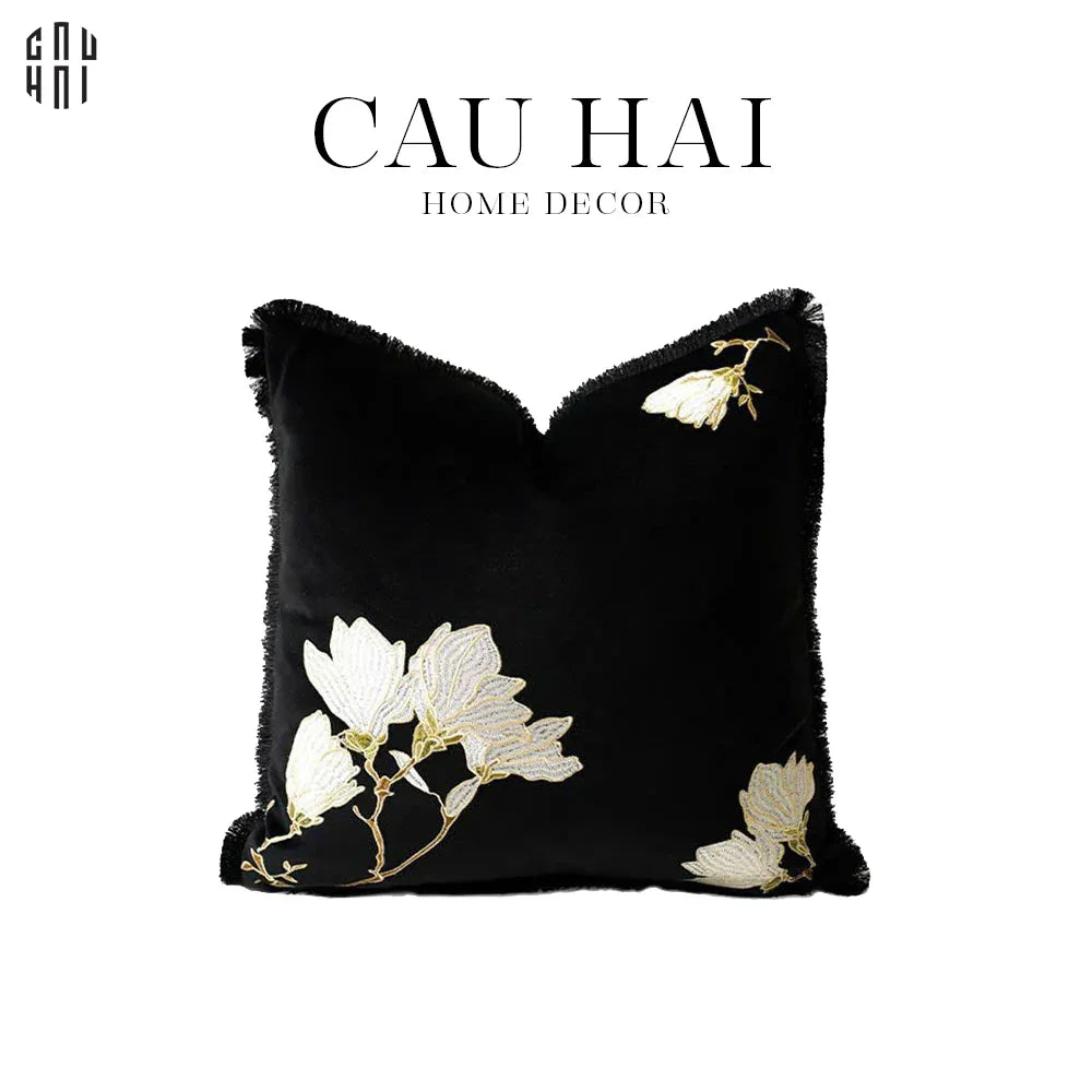 VỎ GỐI NHUNG SCARLETT 45.-CẬU HAI HOME DECOR