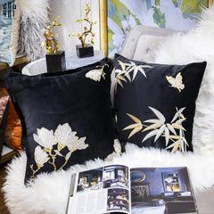 Vỏ Gối Nhung Scarlett 45.-CẬU HAI HOME DECOR