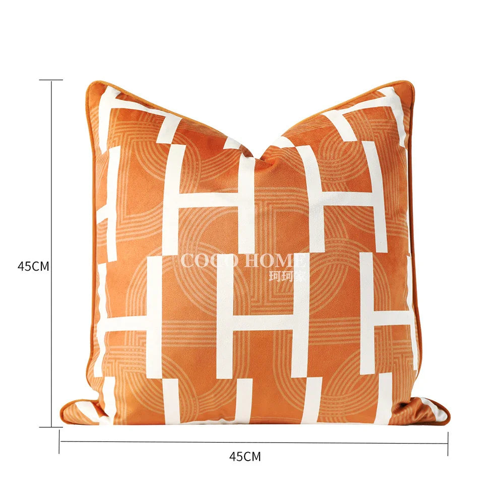 VỎ GỐI WABI SABI CHAINE D'ANCRE - ORANGE HELIOS 45-CẬU HAI HOME DECOR