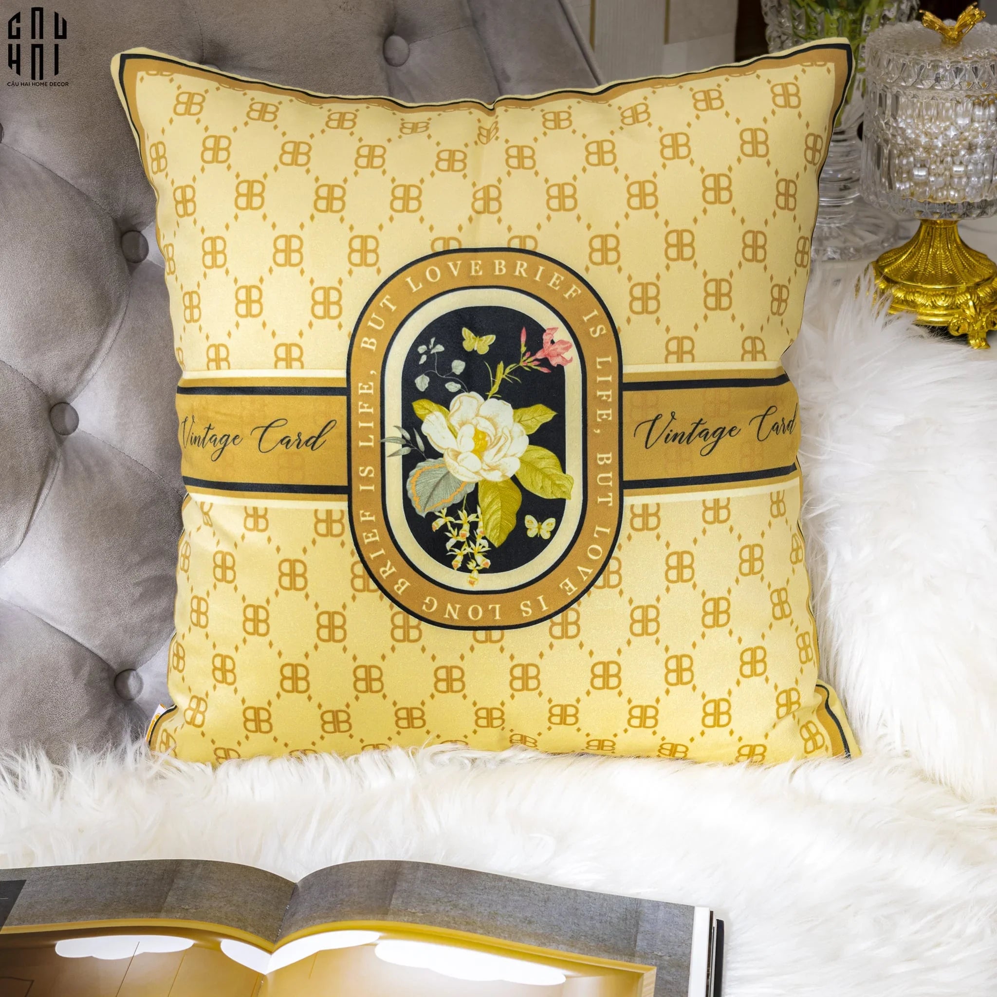VỎ GỐI VELVET POLANSKI 45-CẬU HAI HOME DECOR