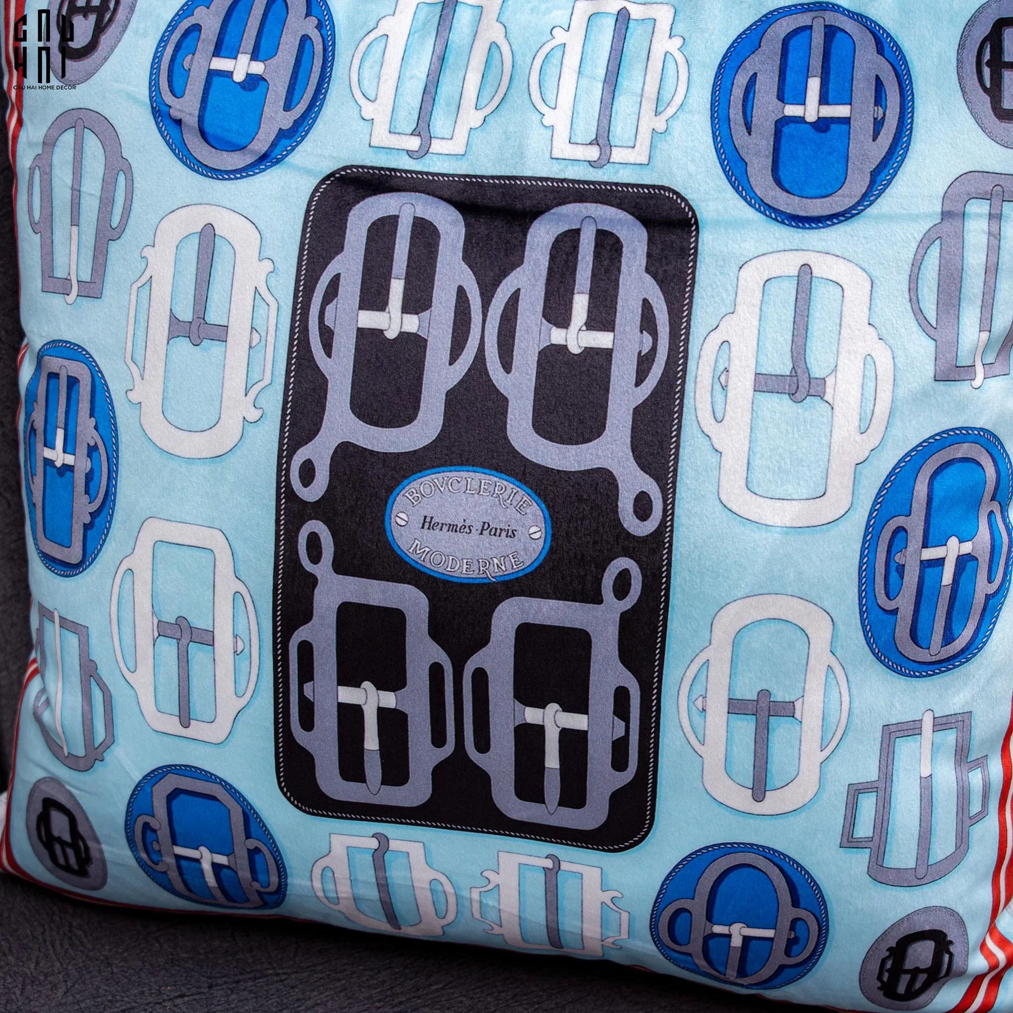 VỎ GỐI NHUNG BOUCLERIE D’ATTELAGE 45-CẬU HAI HOME DECOR