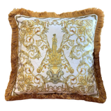 Vỏ Gối Sofa Nhung Impératrice Classic Baroque Ivory Gold 45x45-VỎ GỐI-CẬU HAI HOME DECOR-CẬU HAI HOME DECOR