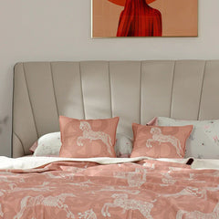Vỏ Gối Sofa Nhung Randall Cheval - Light Pink 50x50-CẬU HAI HOME DECOR