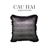 VỎ GỐI VS ALLOVER LOGOMANIA NOIR FW25-CẬU HAI HOME DECOR