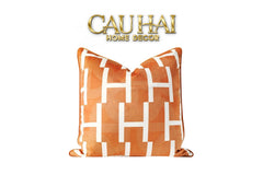 Vỏ Gối Wabi Sabi Signature H Class - Orange H 45-CẬU HAI HOME DECOR