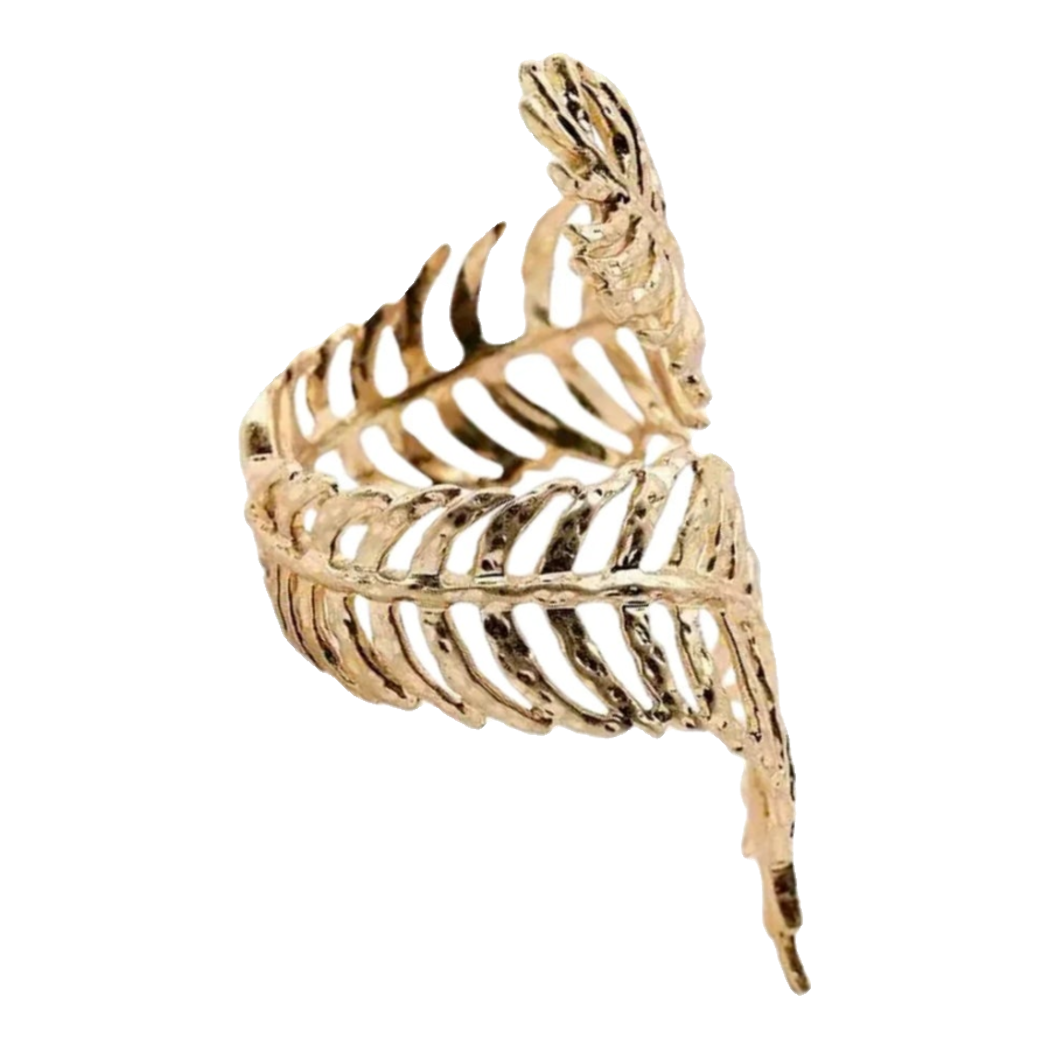 Vòng Khăn Ăn - Gilded Willow Leaf Dinnerware Napkin Ring-SET CHÉN DĨA-Đối tác tại Trung Quốc theo từng đơn đặt hàng-CẬU HAI HOME DECOR