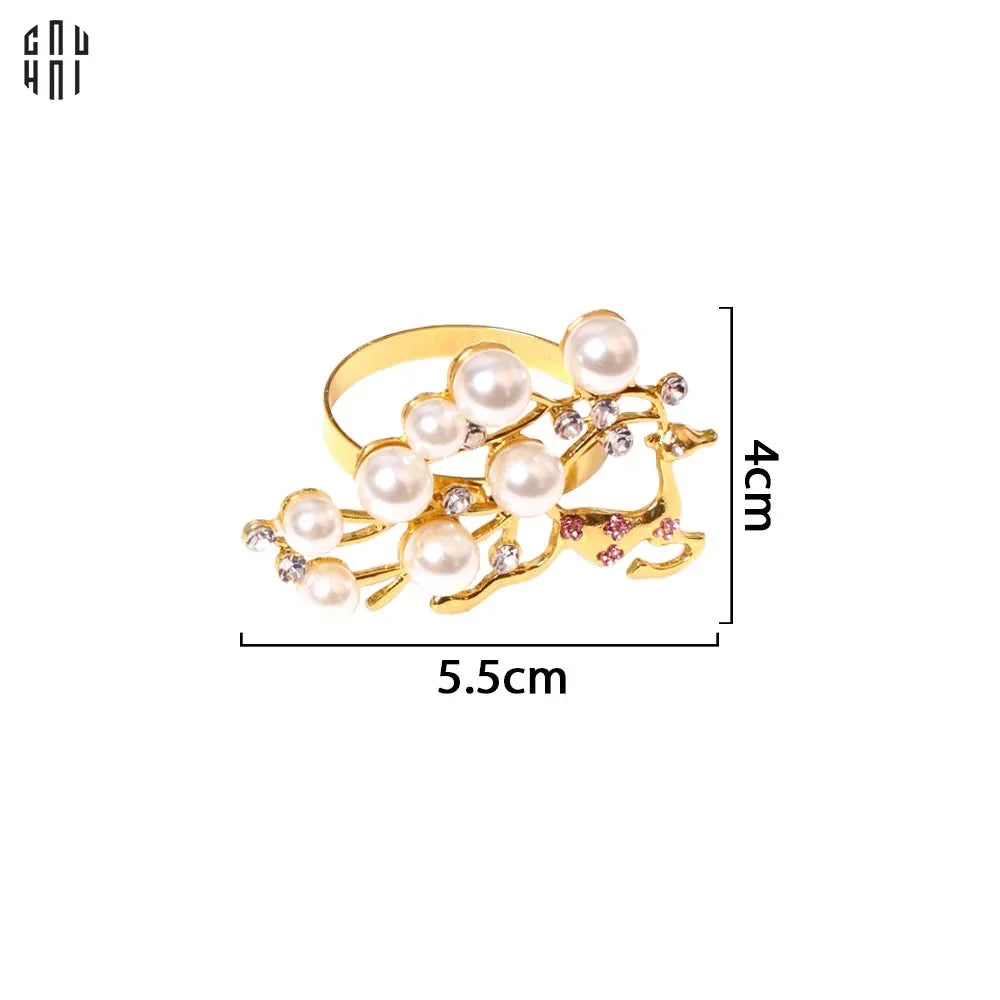 VÒNG KHĂN ĂN - NAPKIN RING ALLEY PEARLS - CẬU HAI HOME DECOR