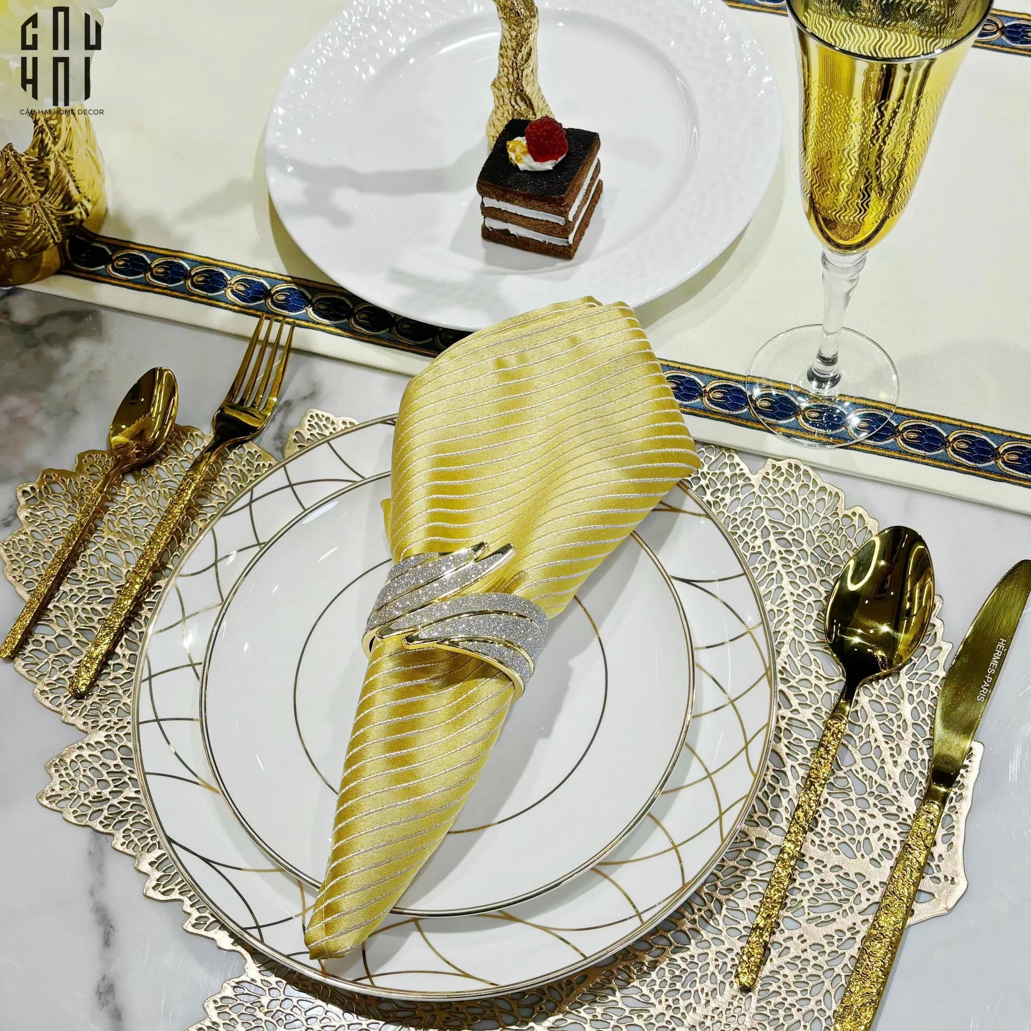 VÒNG KHĂN ĂN - NAPKIN RING ANGEL WINGS - CẬU HAI HOME DECOR
