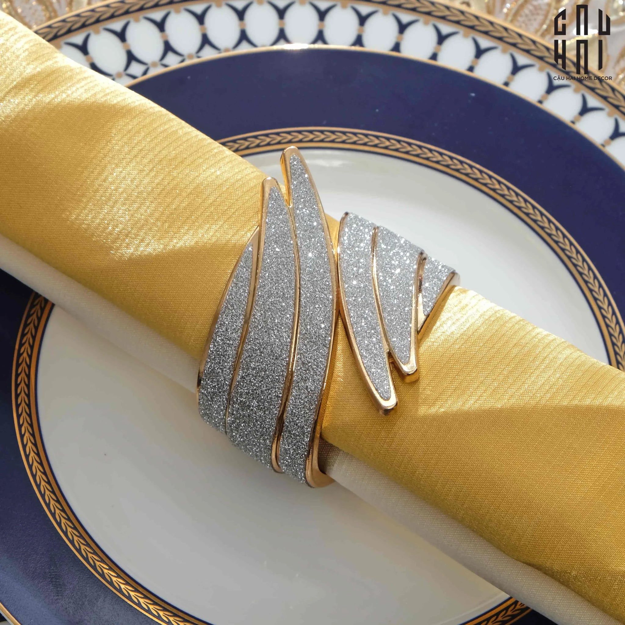 VÒNG KHĂN ĂN - NAPKIN RING ANGEL WINGS - CẬU HAI HOME DECOR