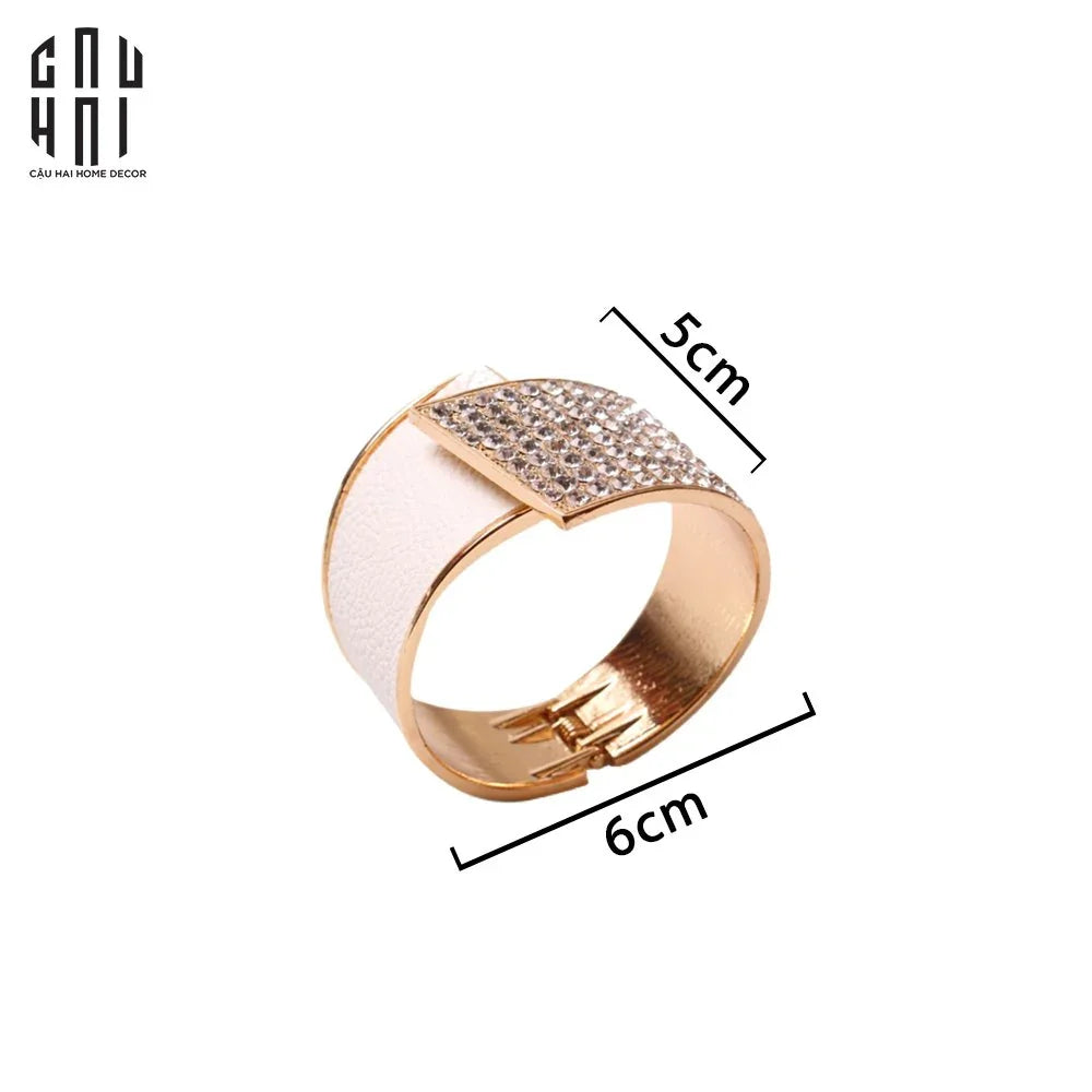 VÒNG KHĂN ĂN - NAPKIN RING DIAMOND - CẬU HAI HOME DECOR