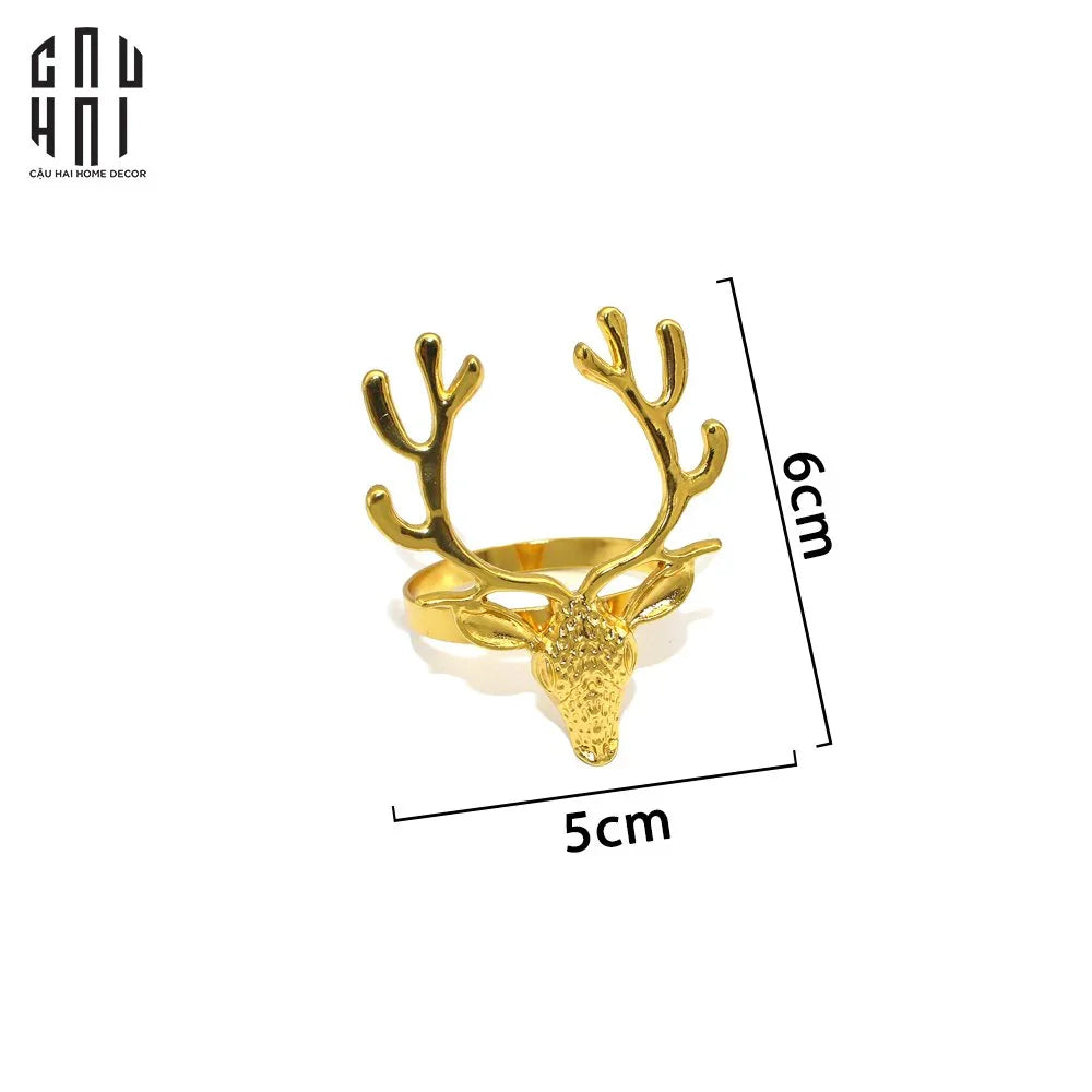 VÒNG KHĂN ĂN - NAPKIN RING GOLDEN ALLEY - CẬU HAI HOME DECOR