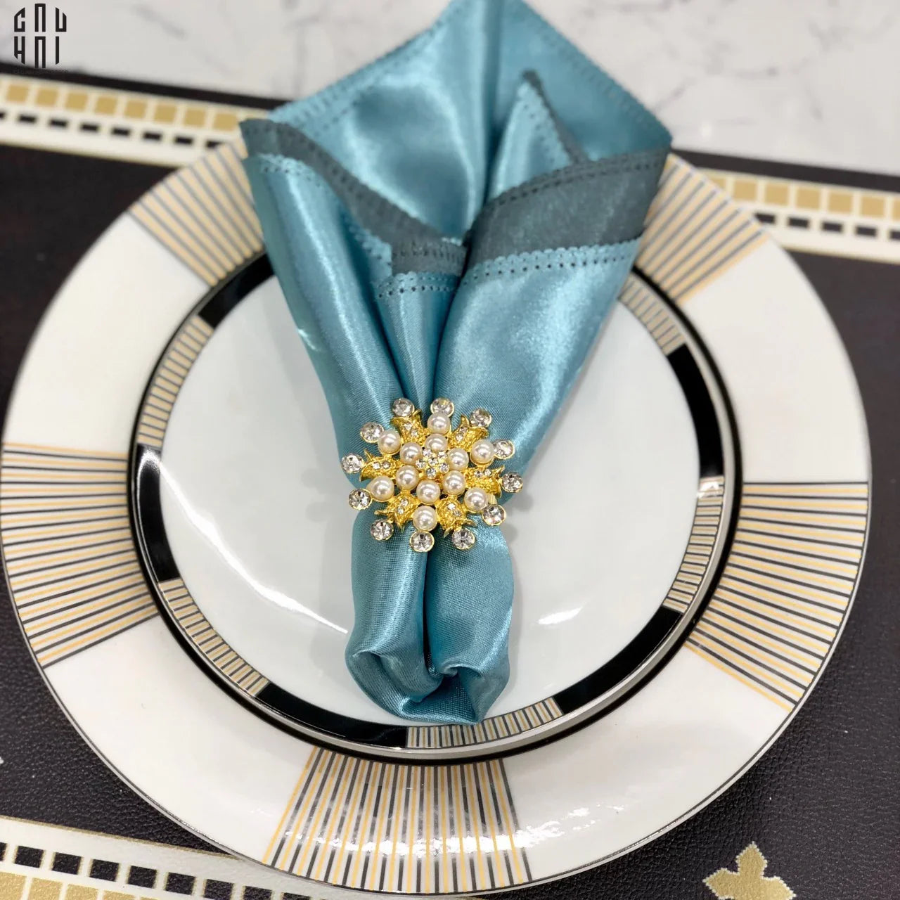 VÒNG KHĂN ĂN - NAPKIN RING GOLDEN DYNASTY - CẬU HAI HOME DECOR