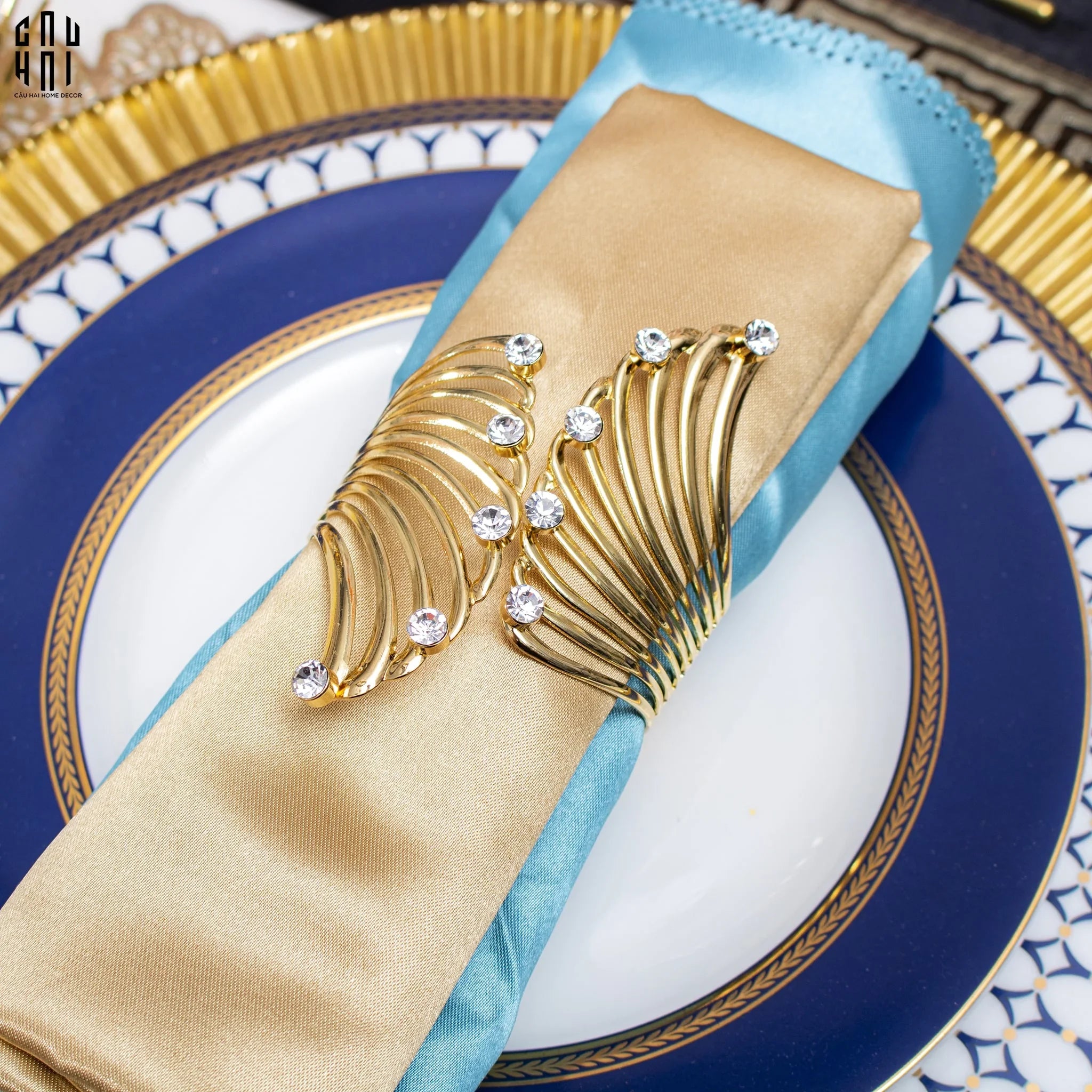 VÒNG KHĂN ĂN - NAPKIN RING JESSICA - CẬU HAI HOME DECOR