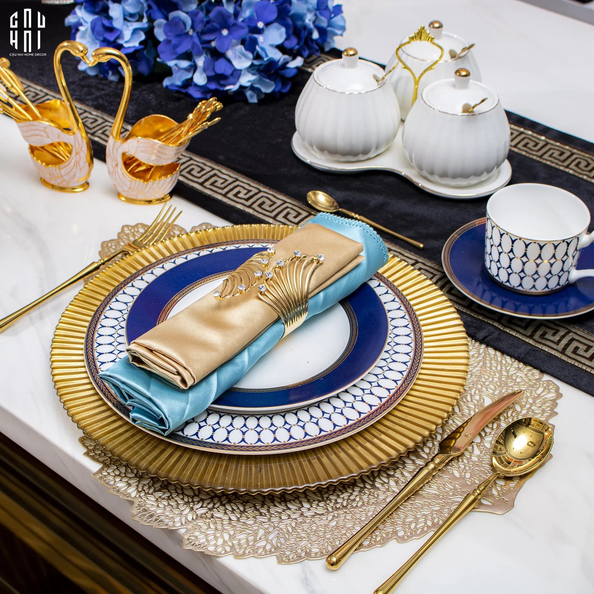 VÒNG KHĂN ĂN - NAPKIN RING JESSICA - CẬU HAI HOME DECOR