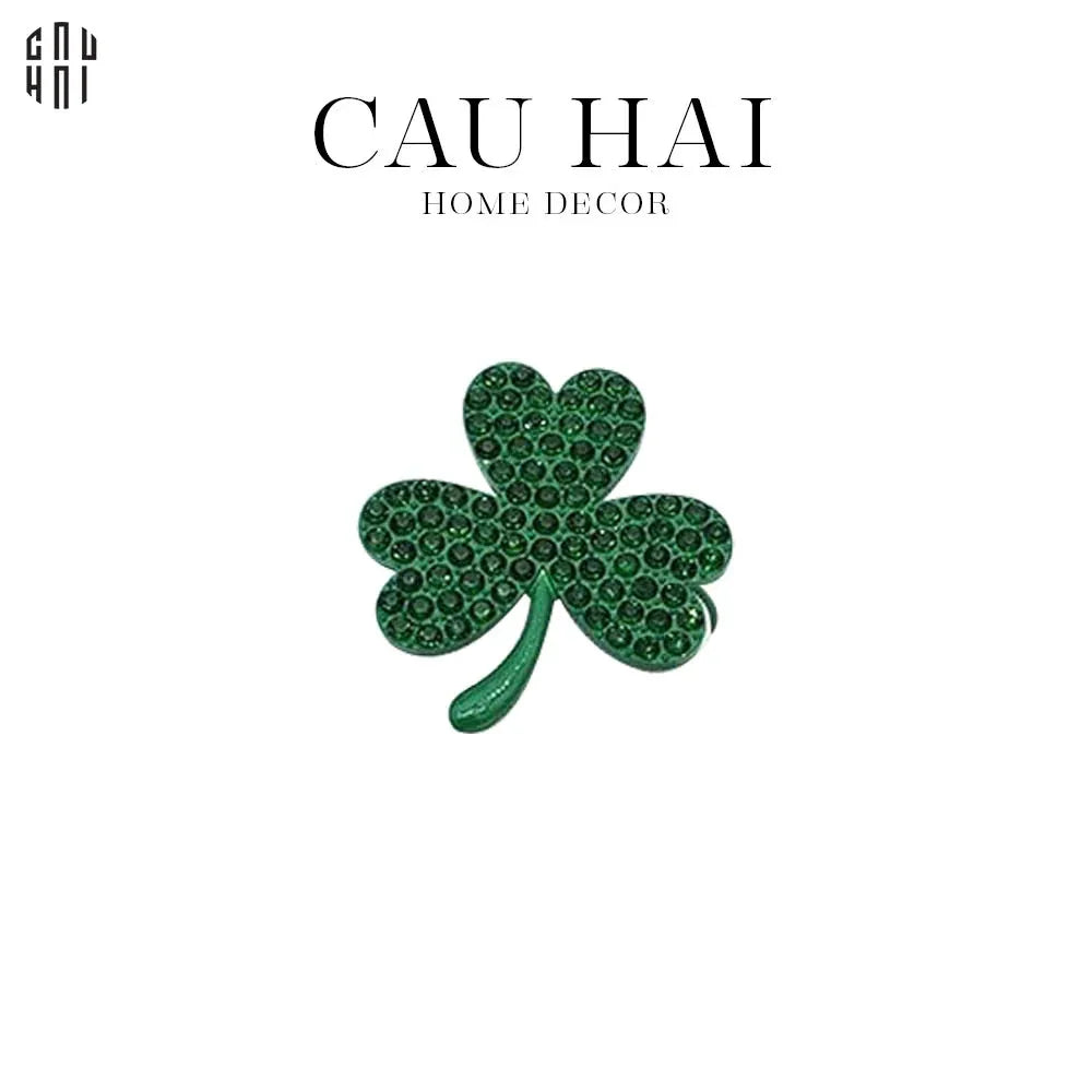 VÒNG KHĂN ĂN - NAPKIN RING LUCKY GREEN LEAVES - CẬU HAI HOME DECOR