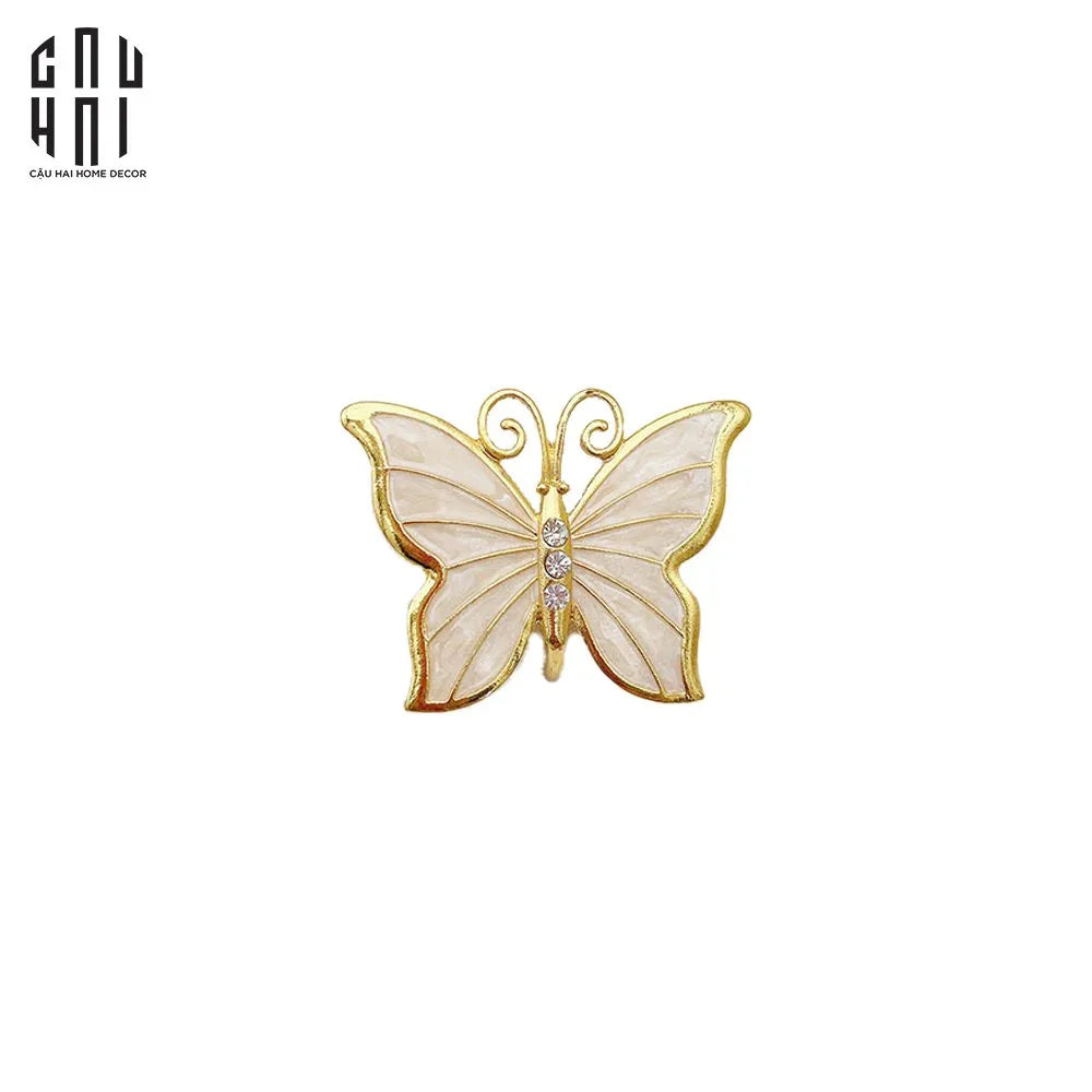 VÒNG KHĂN ĂN - NAPKIN RING NEW GOLDEN BUTTERFLY - CẬU HAI HOME DECOR