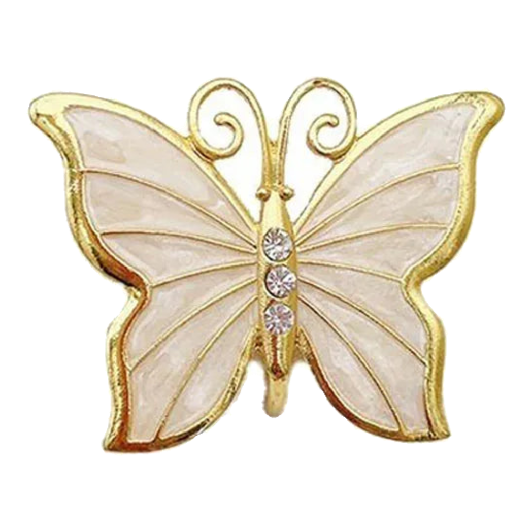 Vòng Khăn Ăn - Napkin Ring New Golden Butterfly-LY THỦY TINH-Đối tác tại Trung Quốc theo từng đơn đặt hàng-CẬU HAI HOME DECOR