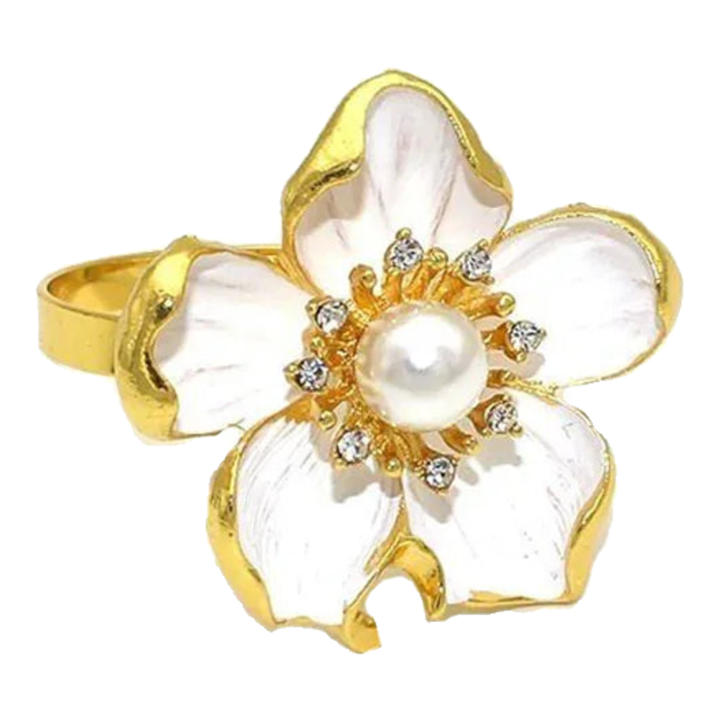 Vòng Khăn Ăn - Napkin Ring Peony Premium-VÒNG KHĂN ĂN-Đối tác tại Trung Quốc theo từng đơn đặt hàng-CẬU HAI HOME DECOR