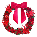 Vòng Treo Giáng Sinh Super Red Bow Tie 110Cm