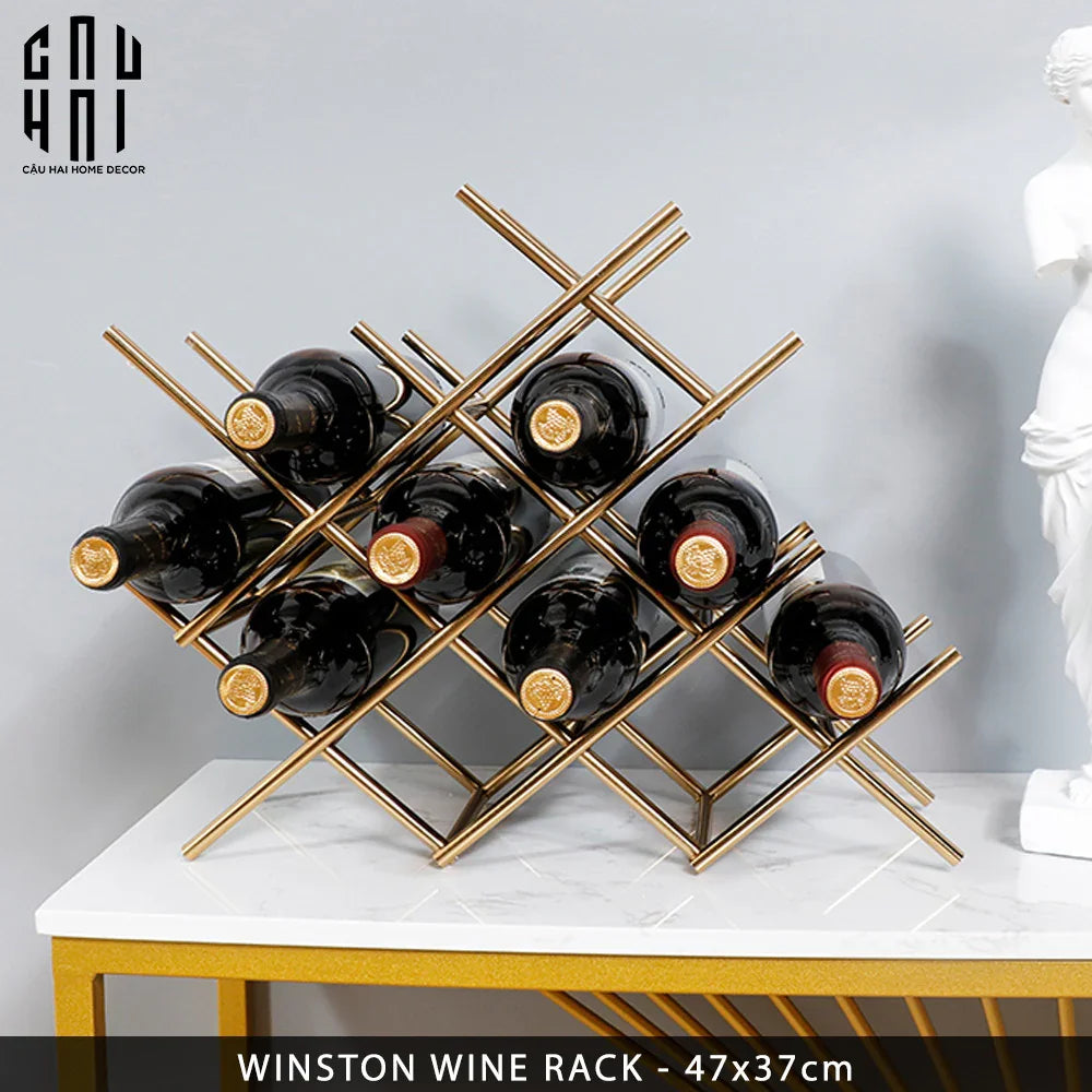 Winston Wine Rack-CẬU HAI HOME DECOR