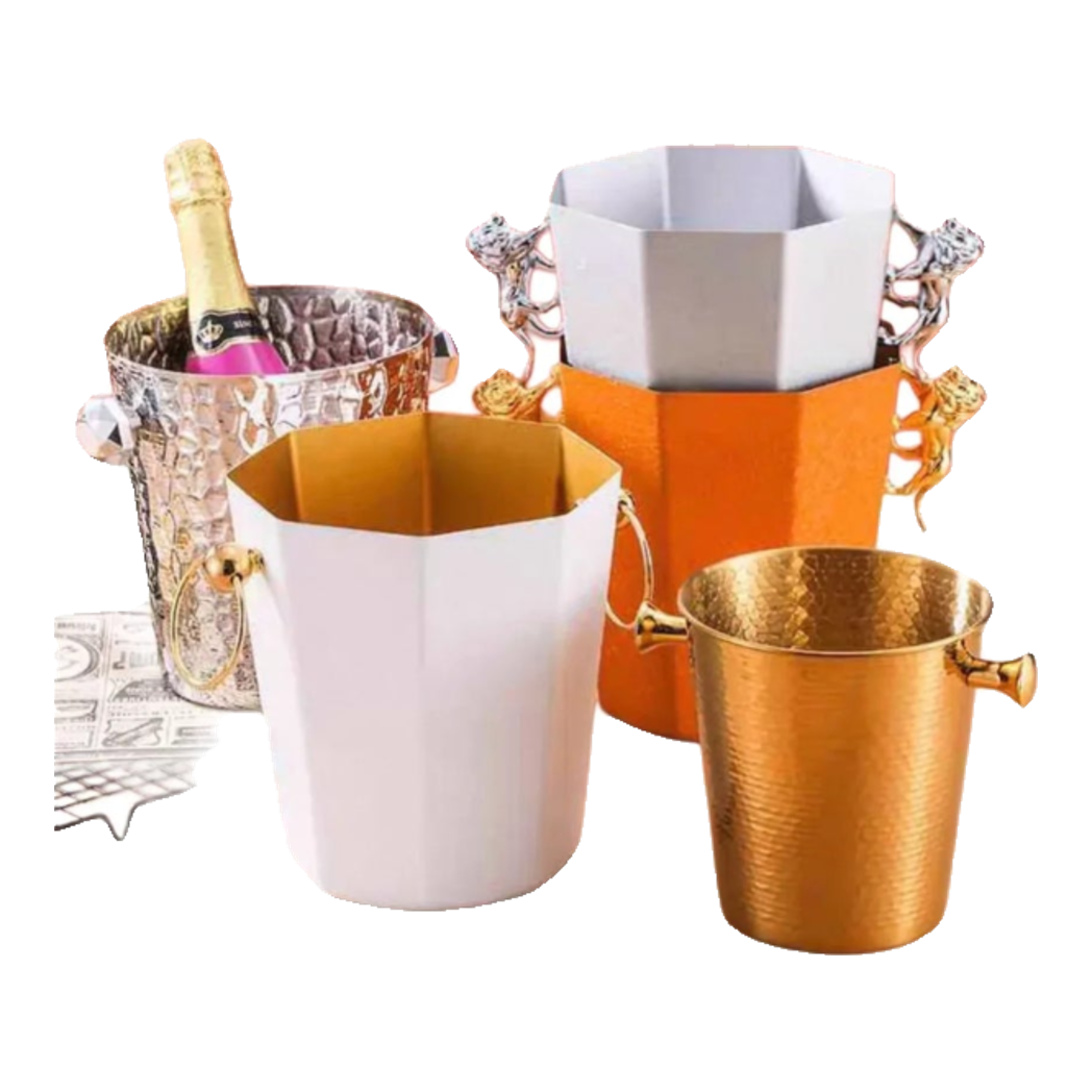 Maison Couture - Xô Đá Sư Tử Bằng Đồng - Brasson Lion Sauvage Ice Bucket 14x18.5x21 4.5L-XÔ ĐÁ-Đối tác tại Trung Quốc theo từng đơn đặt hàng-CẬU HAI HOME DECOR