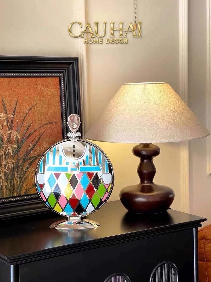 HOME COUTURE - KHAY FRUIT & DESSERT ATELIER HARLEQUIN LMT – CRYSTAL STEEL TRAY - CẬU HAI HOME DECOR