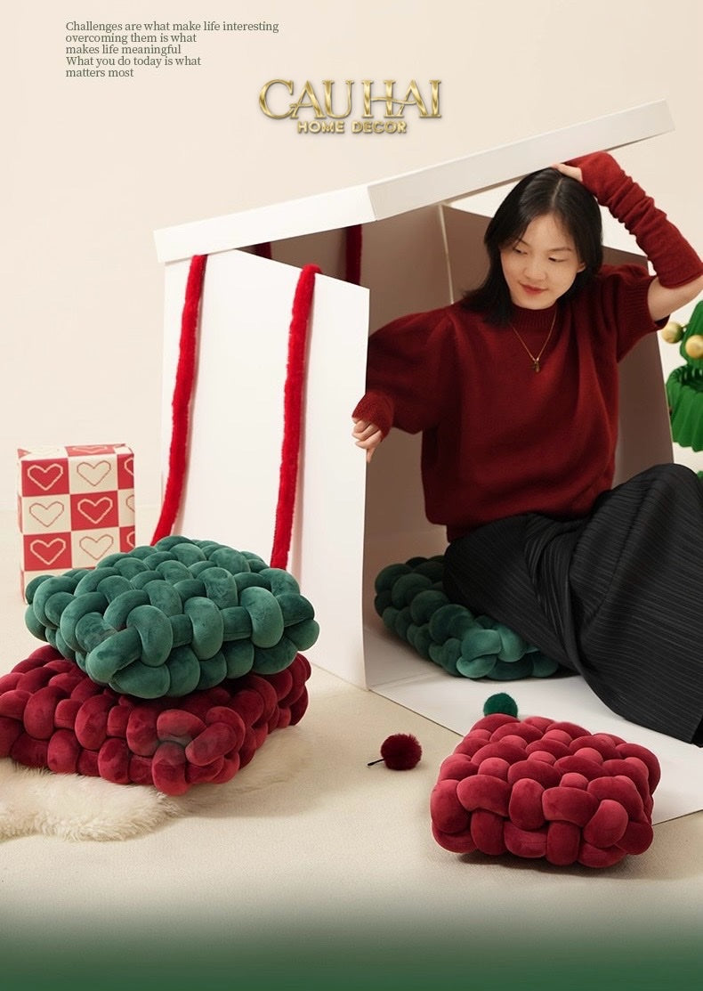 FÊTES COUTURE - GỐI ĐAN SWEET MEADOW BISCUITS - CẬU HAI HOME DECOR