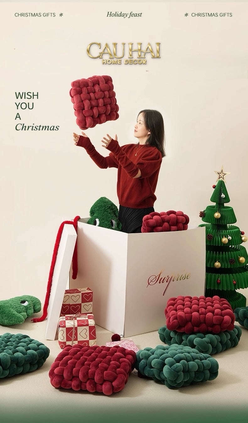 FÊTES COUTURE - GỐI ĐAN SWEET MEADOW BISCUITS - CẬU HAI HOME DECOR